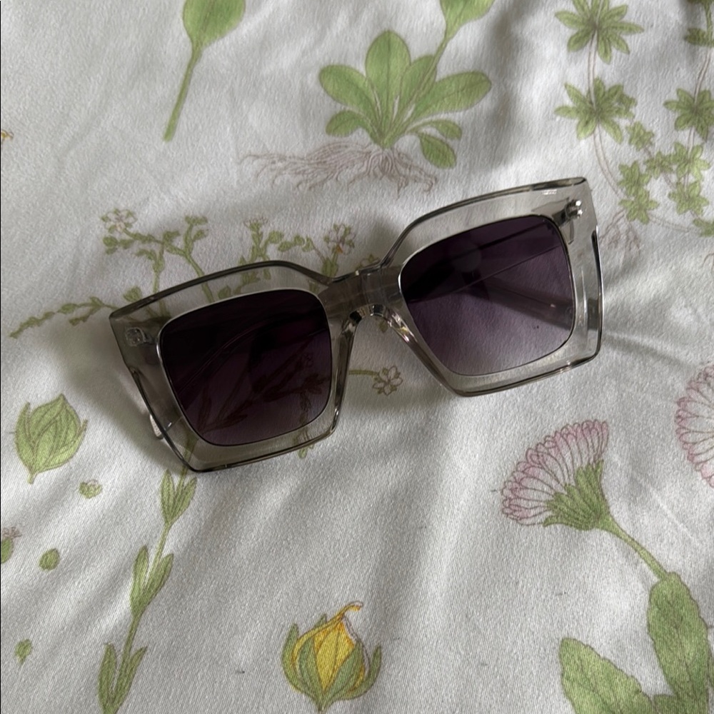 French Connection Clear Sunglasses